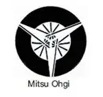 A black and white image of mitsu ohgi