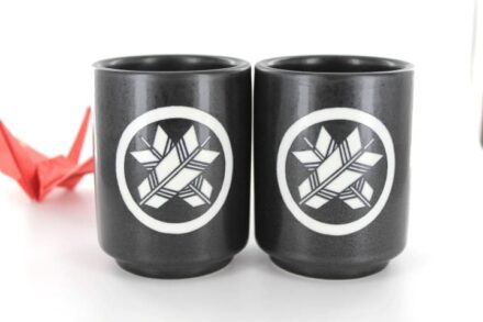 Tea Cup Set - 10 oz Gunmetal grey